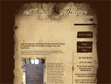 Tablet Screenshot of hauntedboston.com